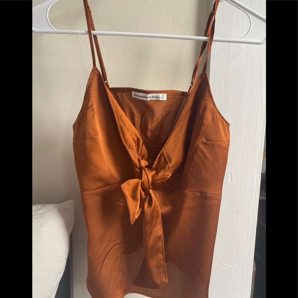 Satin Abercrombie tank top